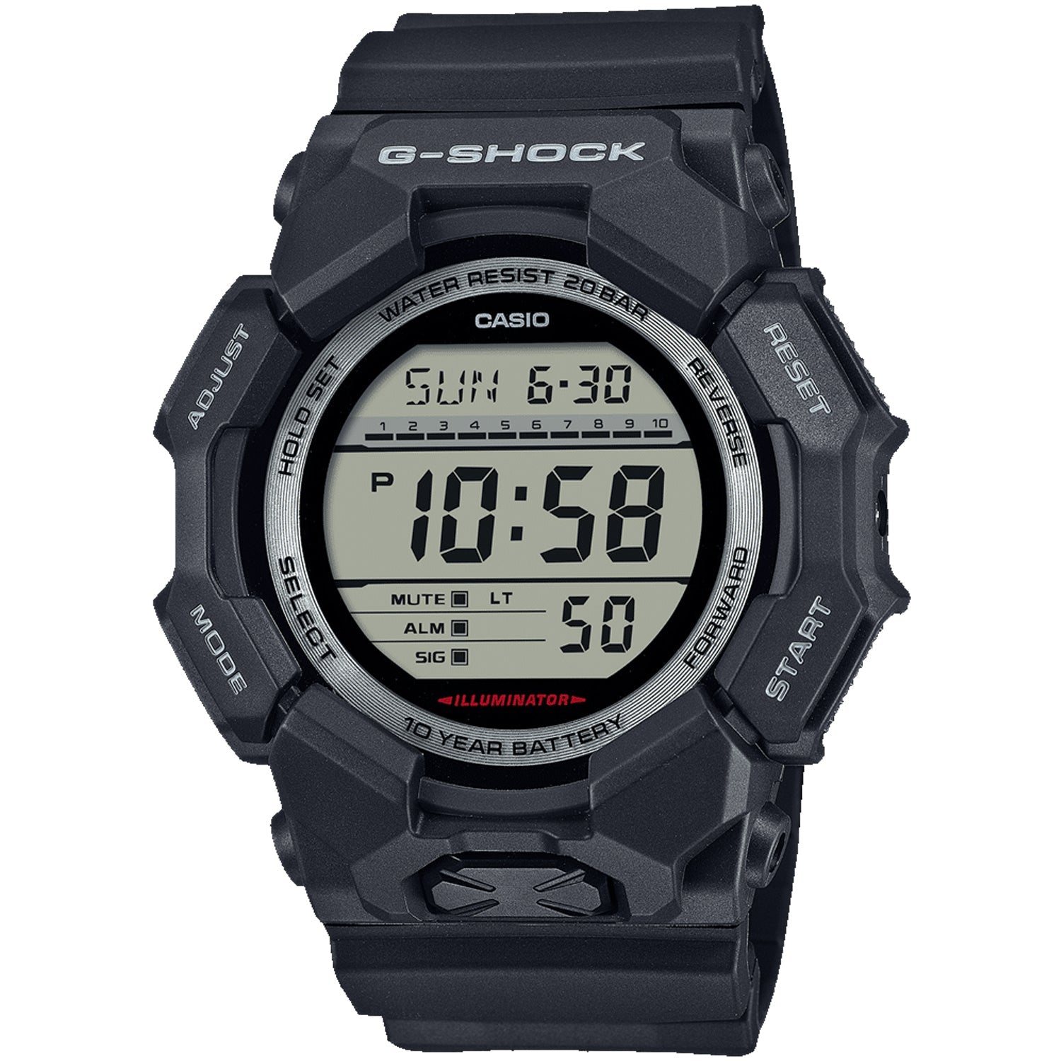 Casio Digital Sport Watch — Black by Casio