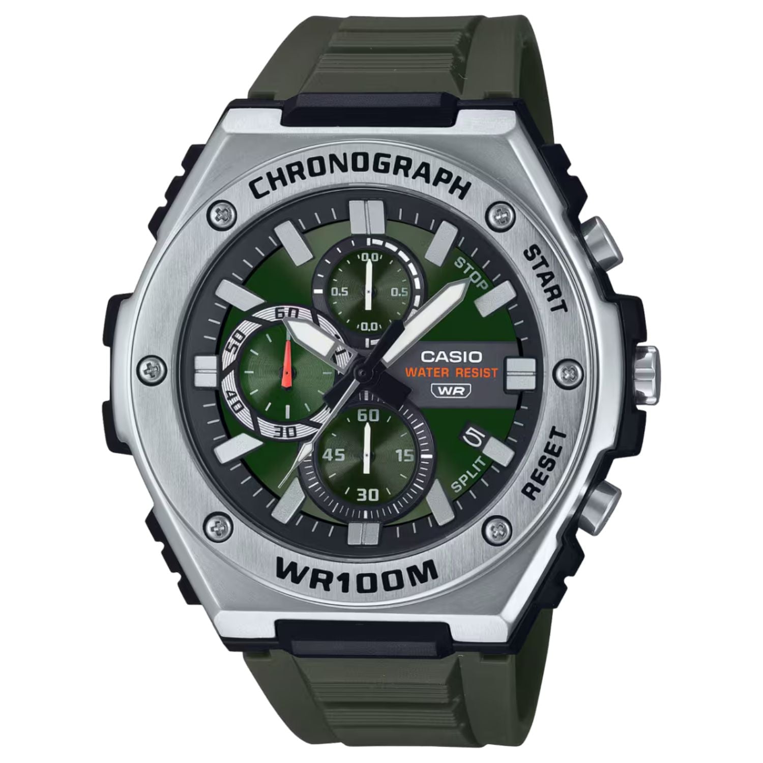 Casio Chronograph Quartz Watch — Green by Casio
