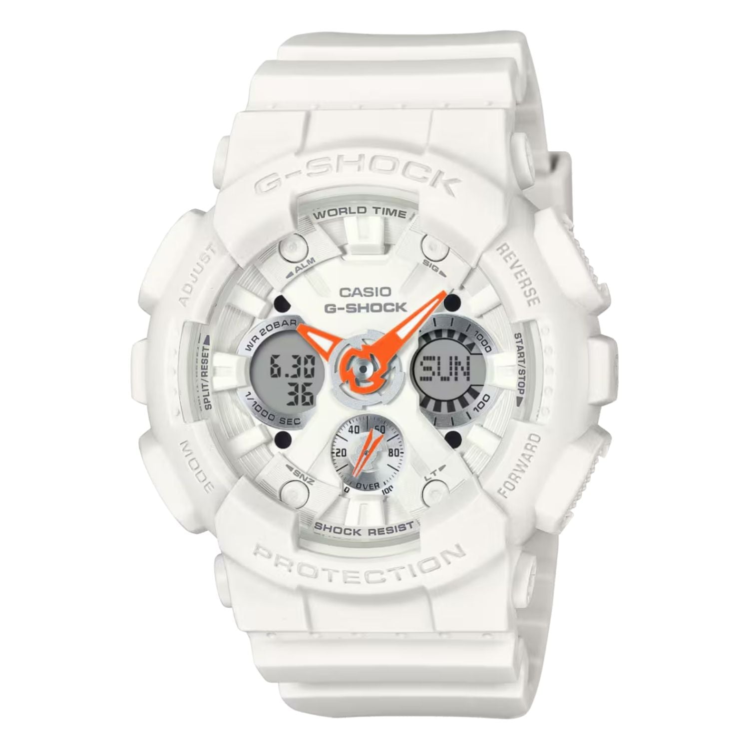 Casio Analog-Digital Hybrid Watch — White by Casio