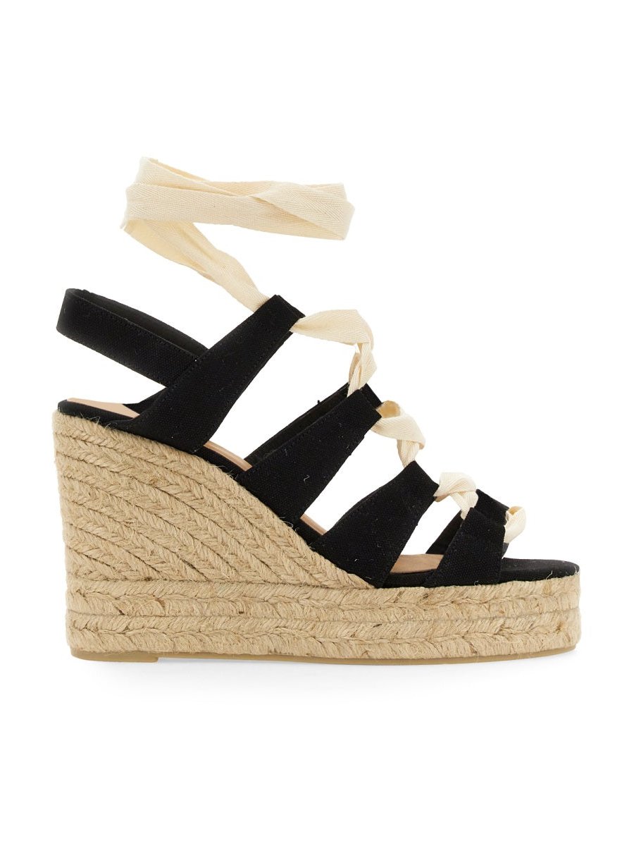 CastañEr 11 cm Heel Cotton Espadrille — Beige by Castaner