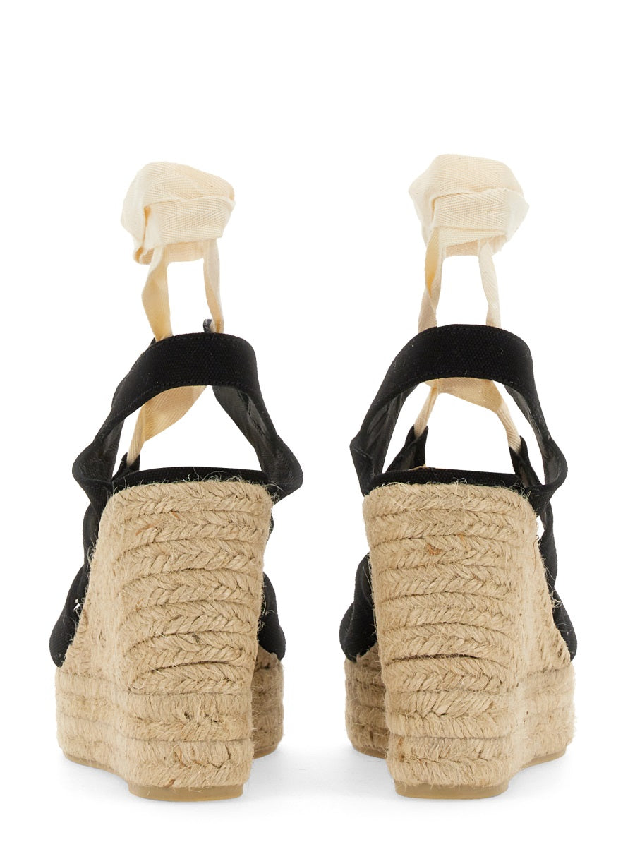 CastañEr 11 cm Heel Cotton Espadrille — Beige, view 2