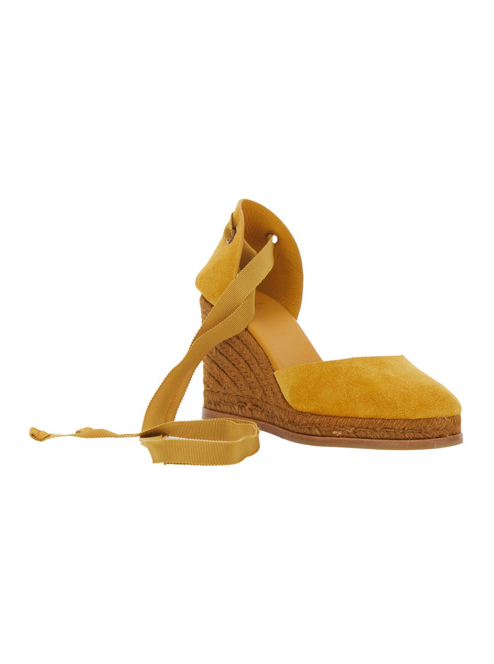 CastañEr Camilla Wedge Heel — Yellow, view 2