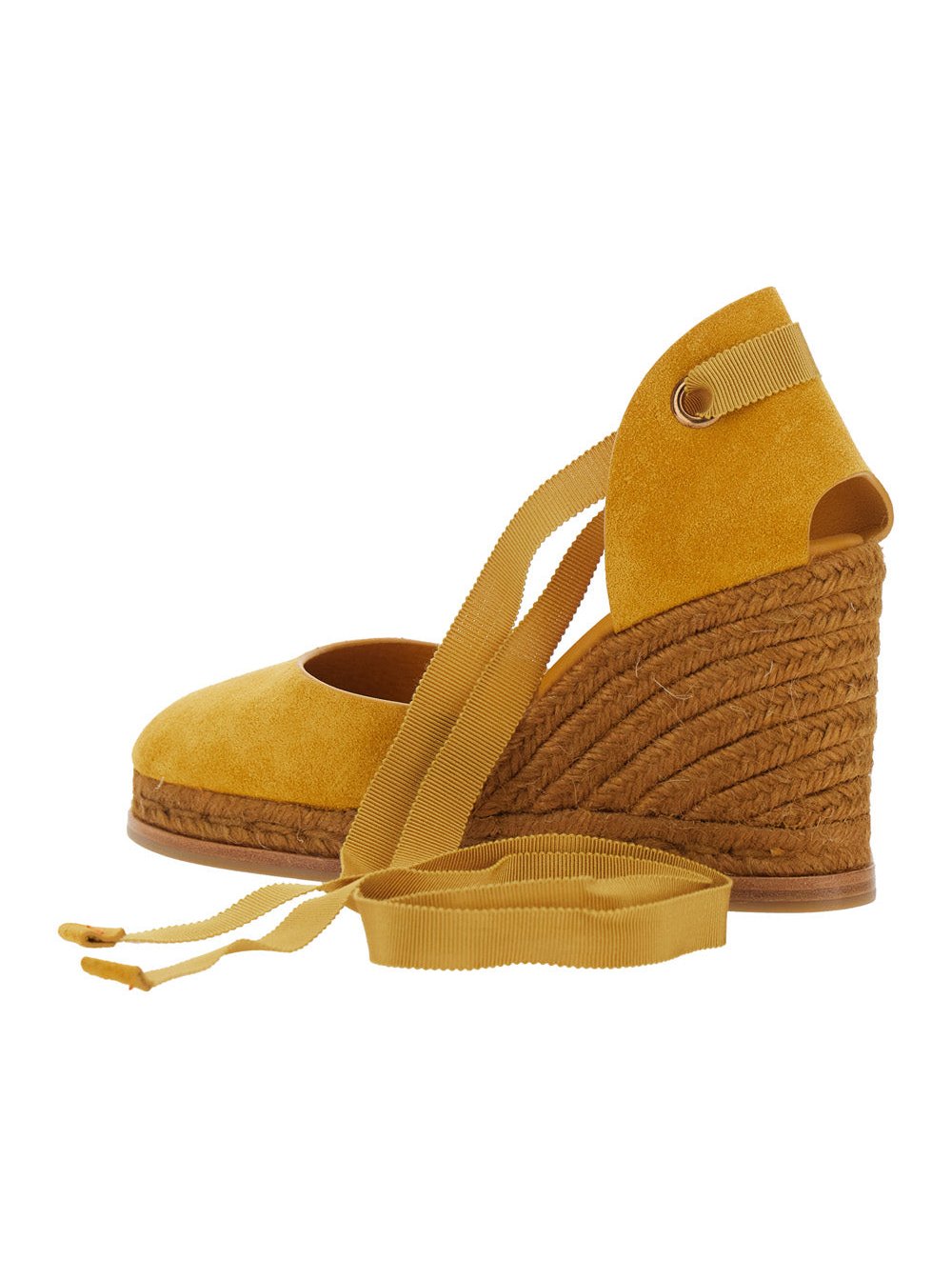 CastañEr Camilla Wedge Heel — Yellow, view 3