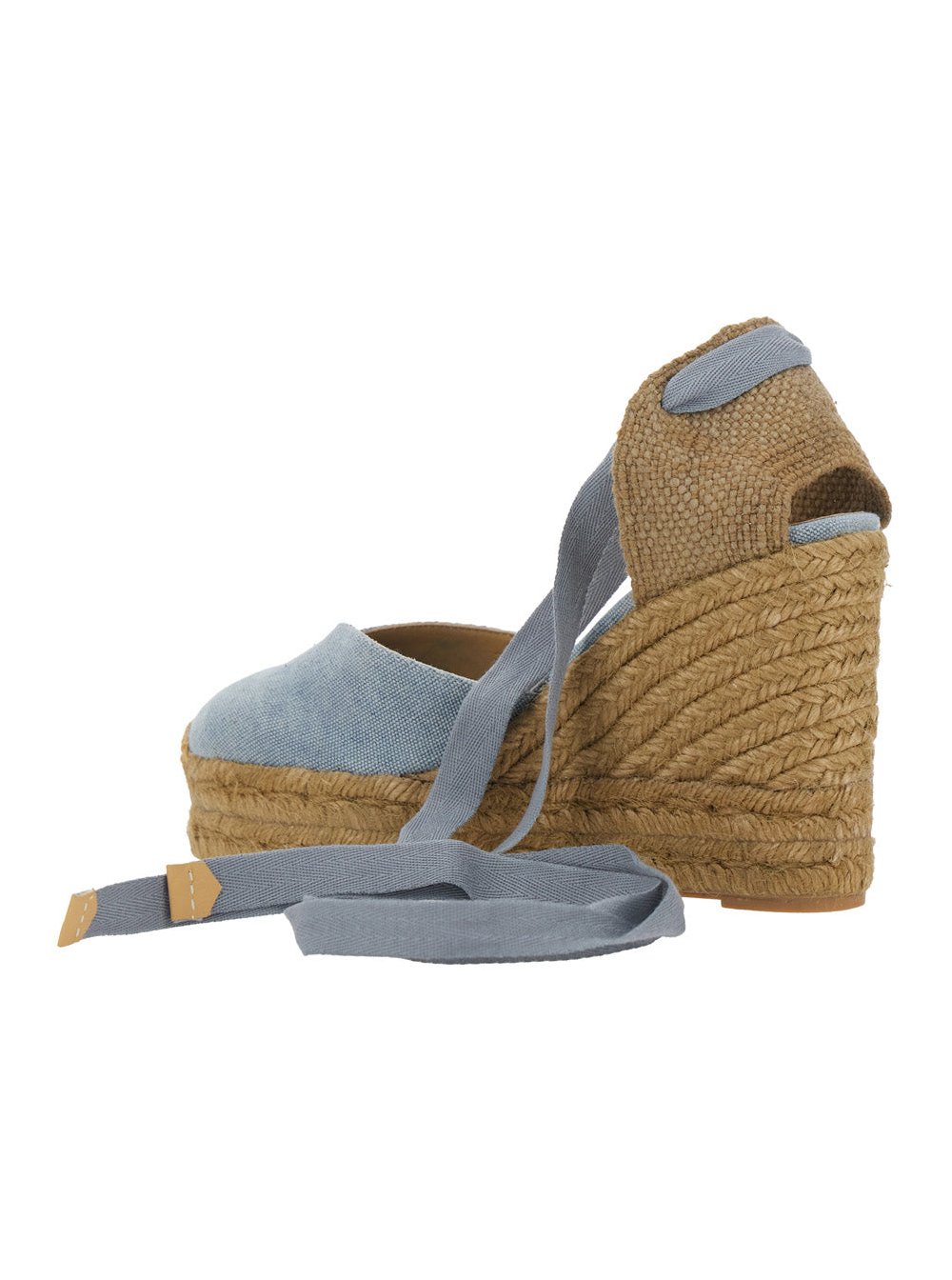 CastañEr Chiara Wedge Sandal — Blue, view 3