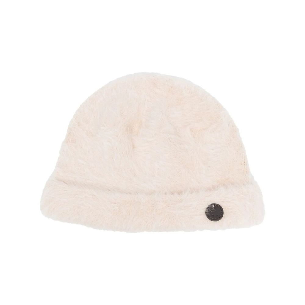 Catarzi AI22CAT46 Rabbit Fur and Angora Blend Winter Hat — Beige by Catarzi