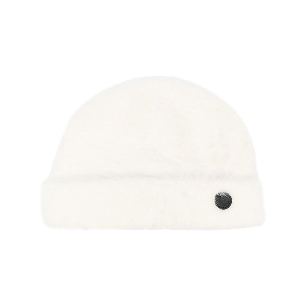 Catarzi AI22CAT46 Rabbit Fur Blend Winter Hat — White by Catarzi