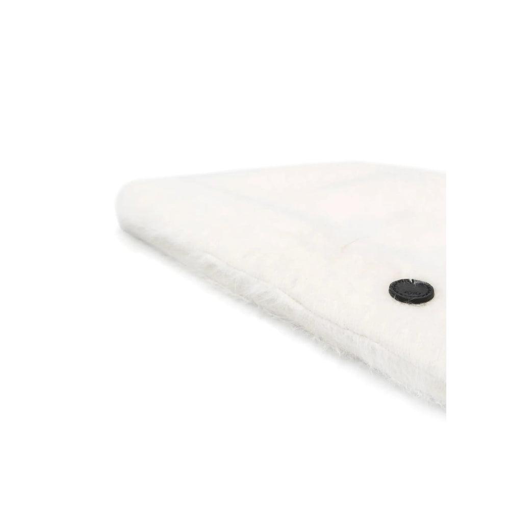 Catarzi AI22CAT46 Rabbit Fur Blend Winter Hat — White, view 2
