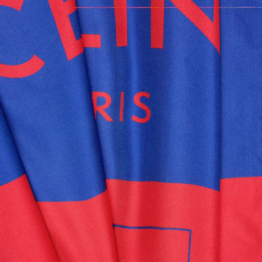 Celine Logo-Print Bandana — Red, view 3