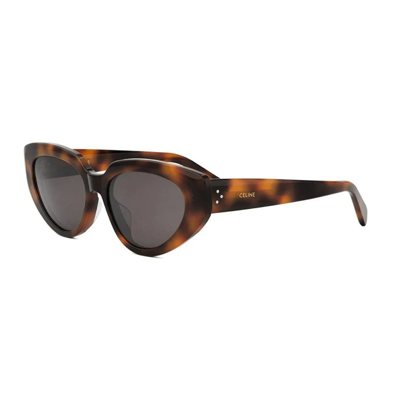 Celine CL40286F53A Cat-Eye Tortoiseshell Sunglasses — Brown by Celine