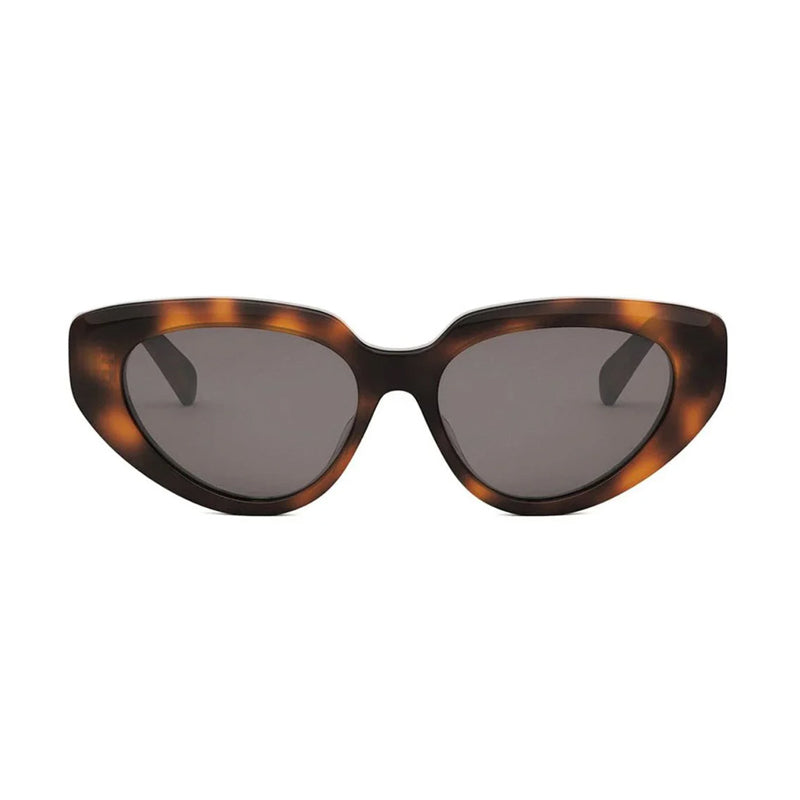 Celine CL40286F53A Cat-Eye Tortoiseshell Sunglasses — Brown, view 2