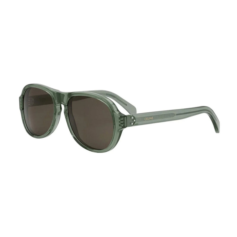 Celine CL40298I93E Aviator Full Rim Sunglasses — Green by Celine