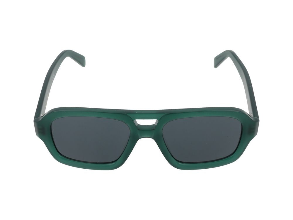 Celine CL40336U Rectangular Frame Sunglasses — Green by Celine