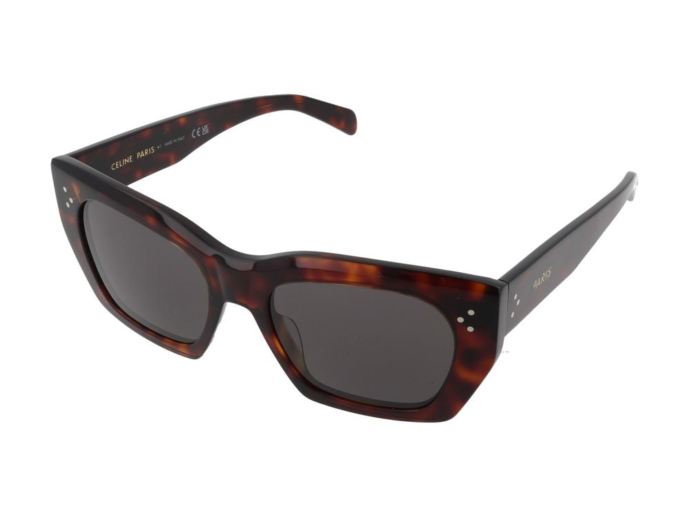 Celine CL40342I Tortoiseshell Square Sunglasses — Tortoiseshell, view 2