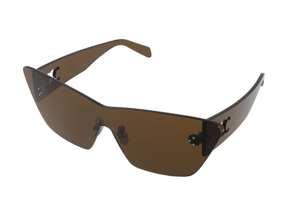 Celine CL40351U Frameless Design Sunglasses — Brown, view 2