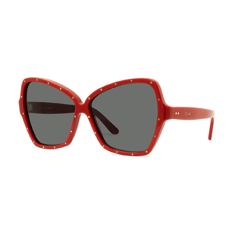 Celine CL4066IS66A Butterfly Full Rim Sunglasses — Red by Celine