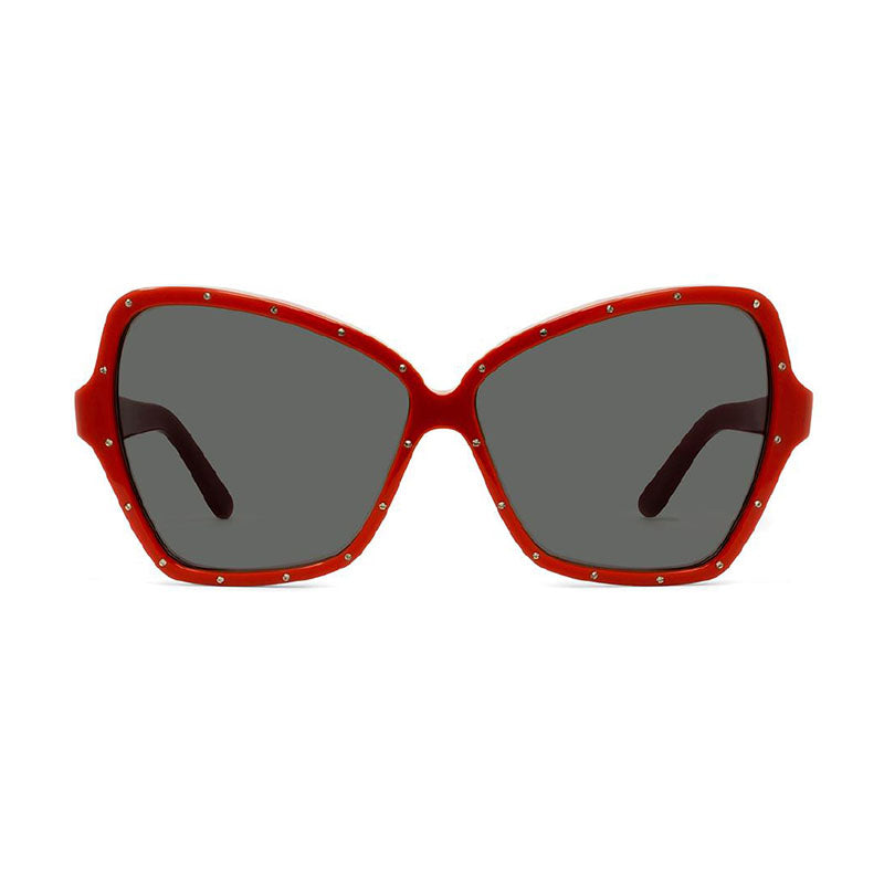 Celine CL4066IS66A Butterfly Full Rim Sunglasses — Red, view 2