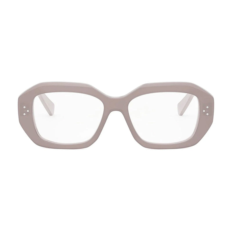 Celine Rectangle Full Rim Eyeglasses — Brown, view 2