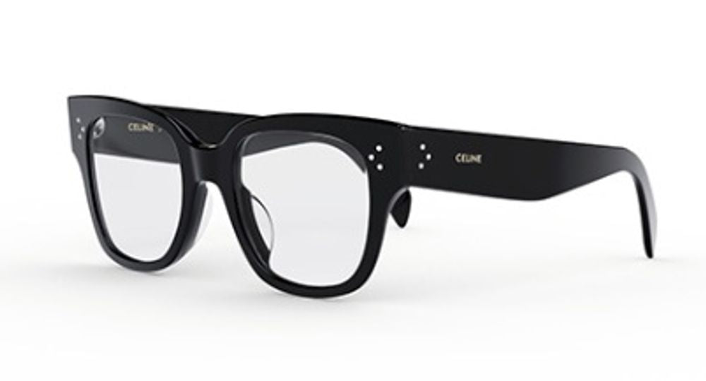 Celine Eyewear CL50110U Classic Acetate Eyeglasses — Black by Celine Eyewear