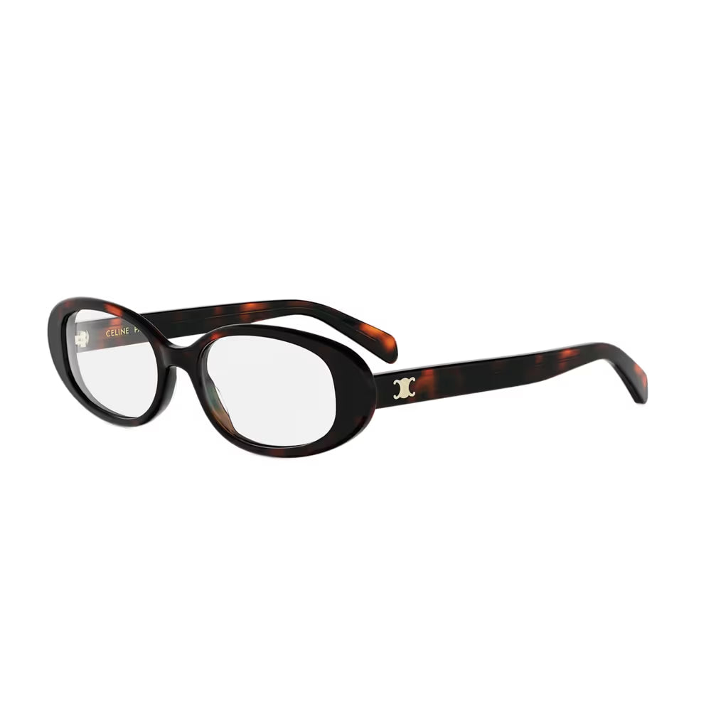 Celine Eyewear CL50180I Oval Frame Eyeglasses — Black, view 2