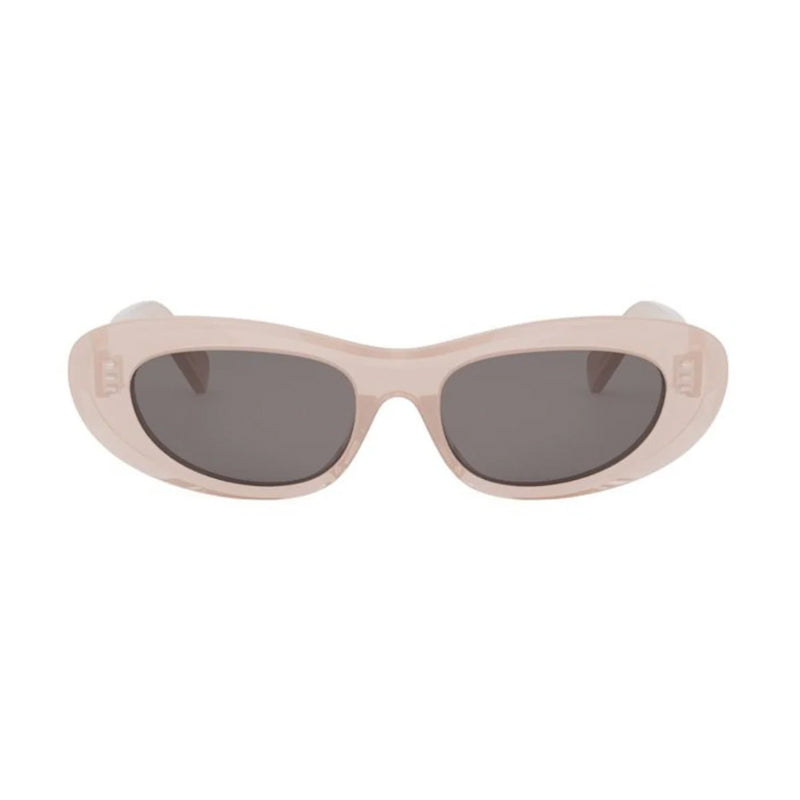 Celine Rectangle Full Rim Sunglasses — Beige, view 2