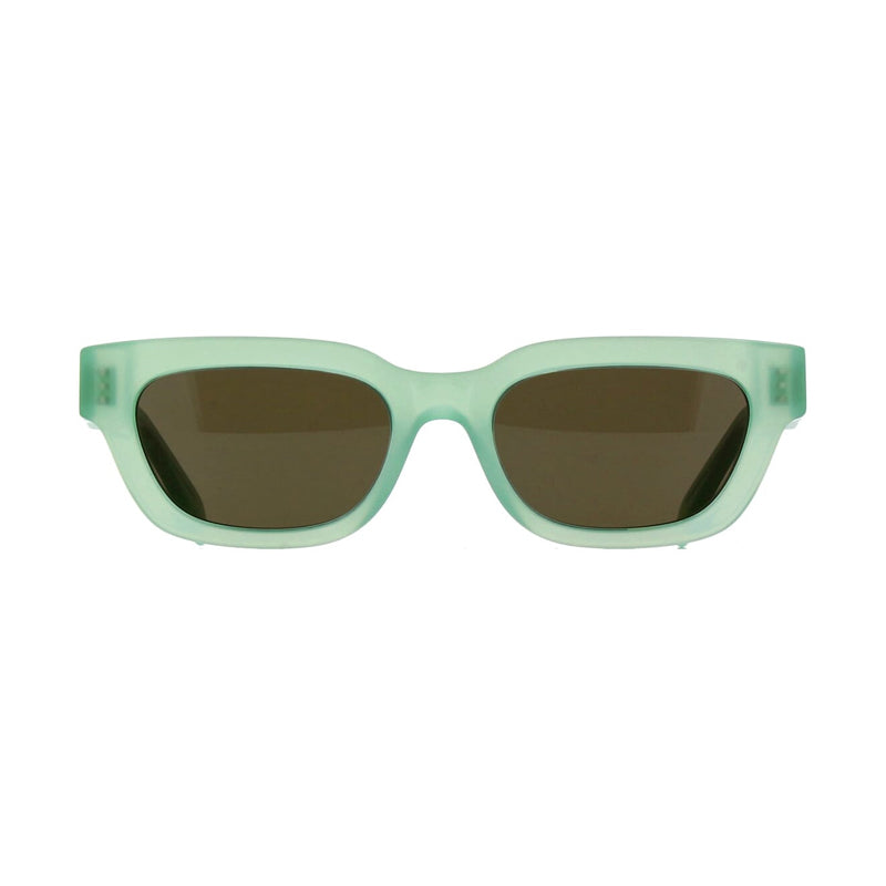 Celine Square Full Rim Sunglasses — Green, view 2