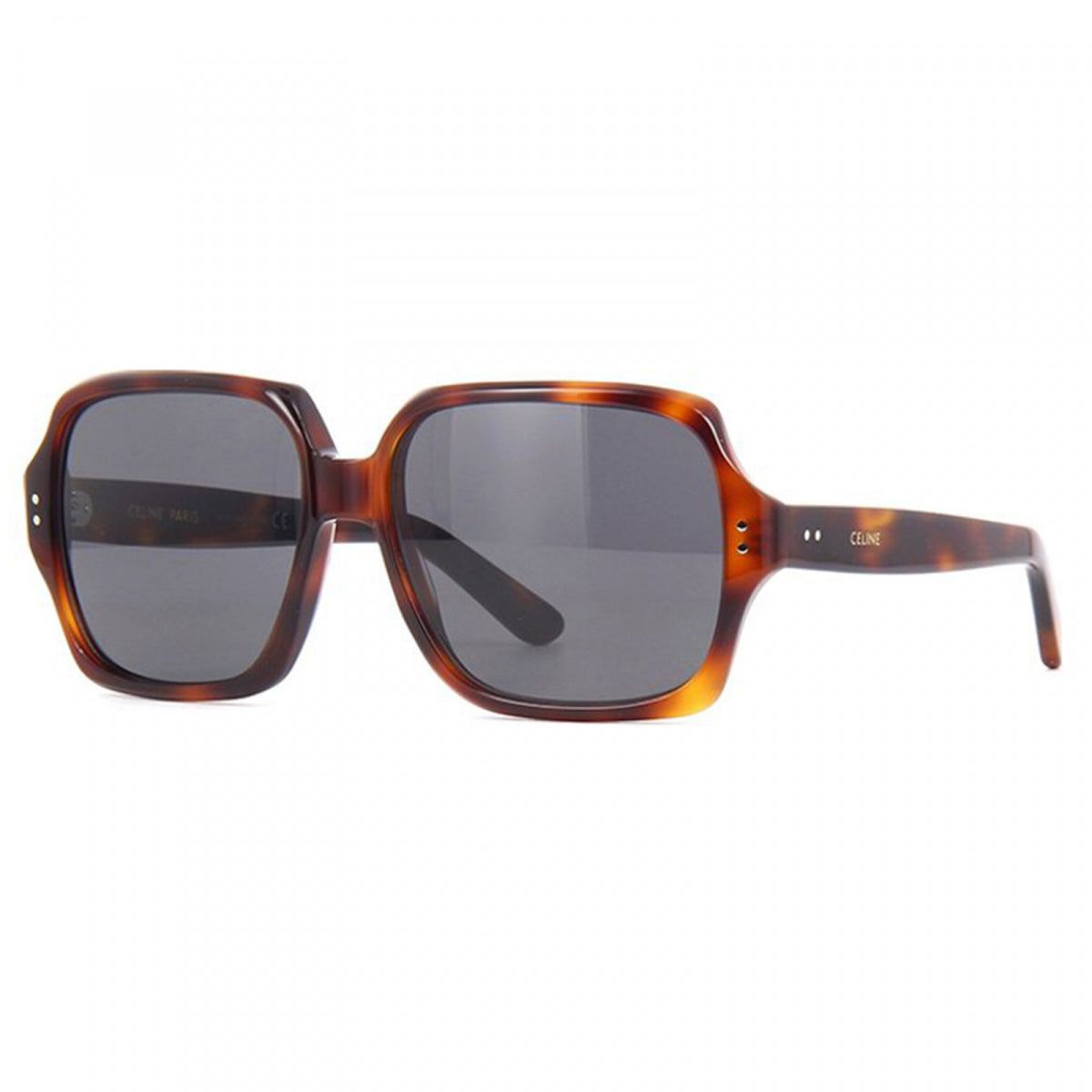 Celine Square Full Rim Sunglasses — Havana by Celine