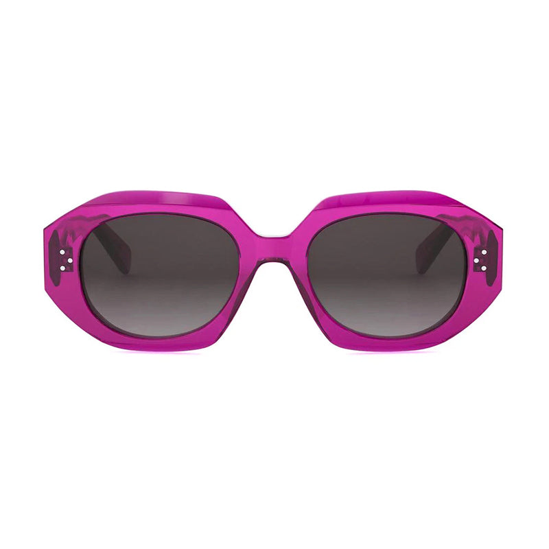 Celine Square Full Rim Sunglasses — Pink, view 2