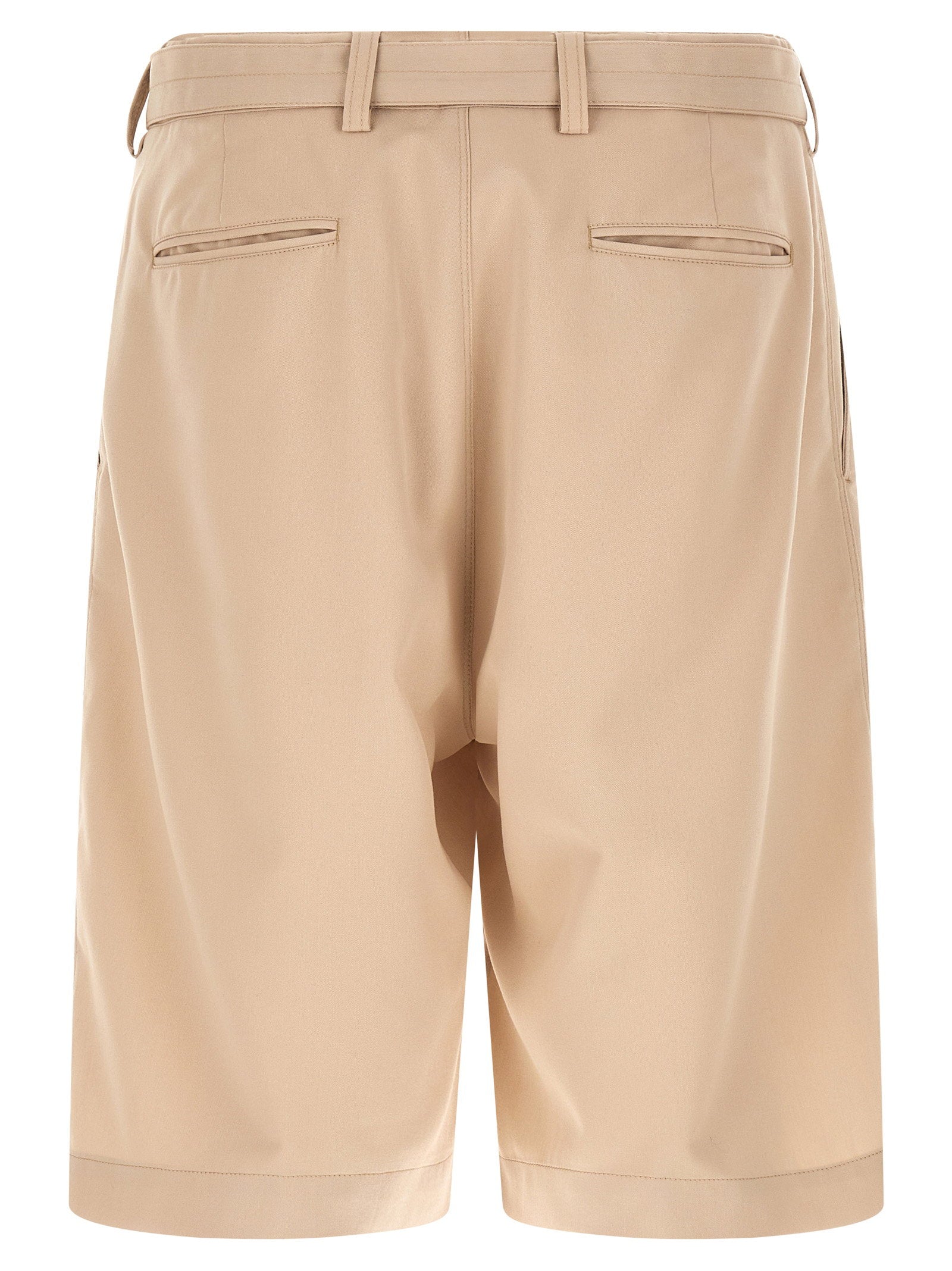 Cellar Door Viper Bermuda Shorts — Beige, view 2