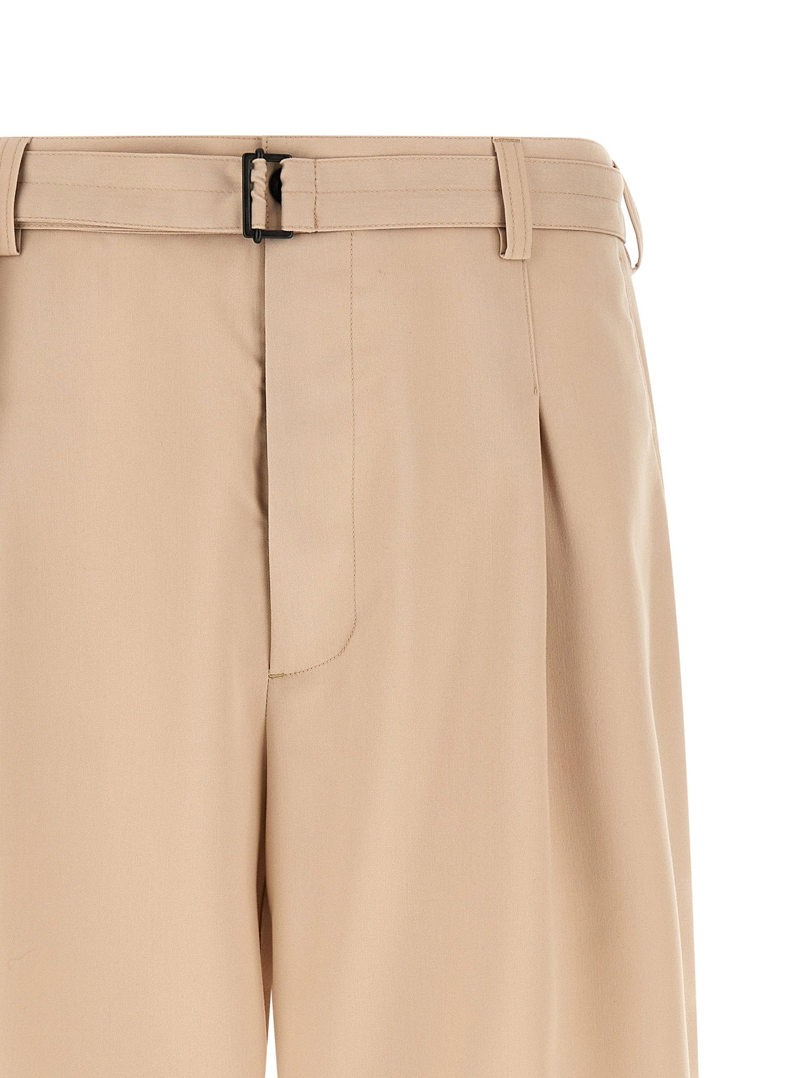 Cellar Door Viper Bermuda Shorts — Beige, view 3