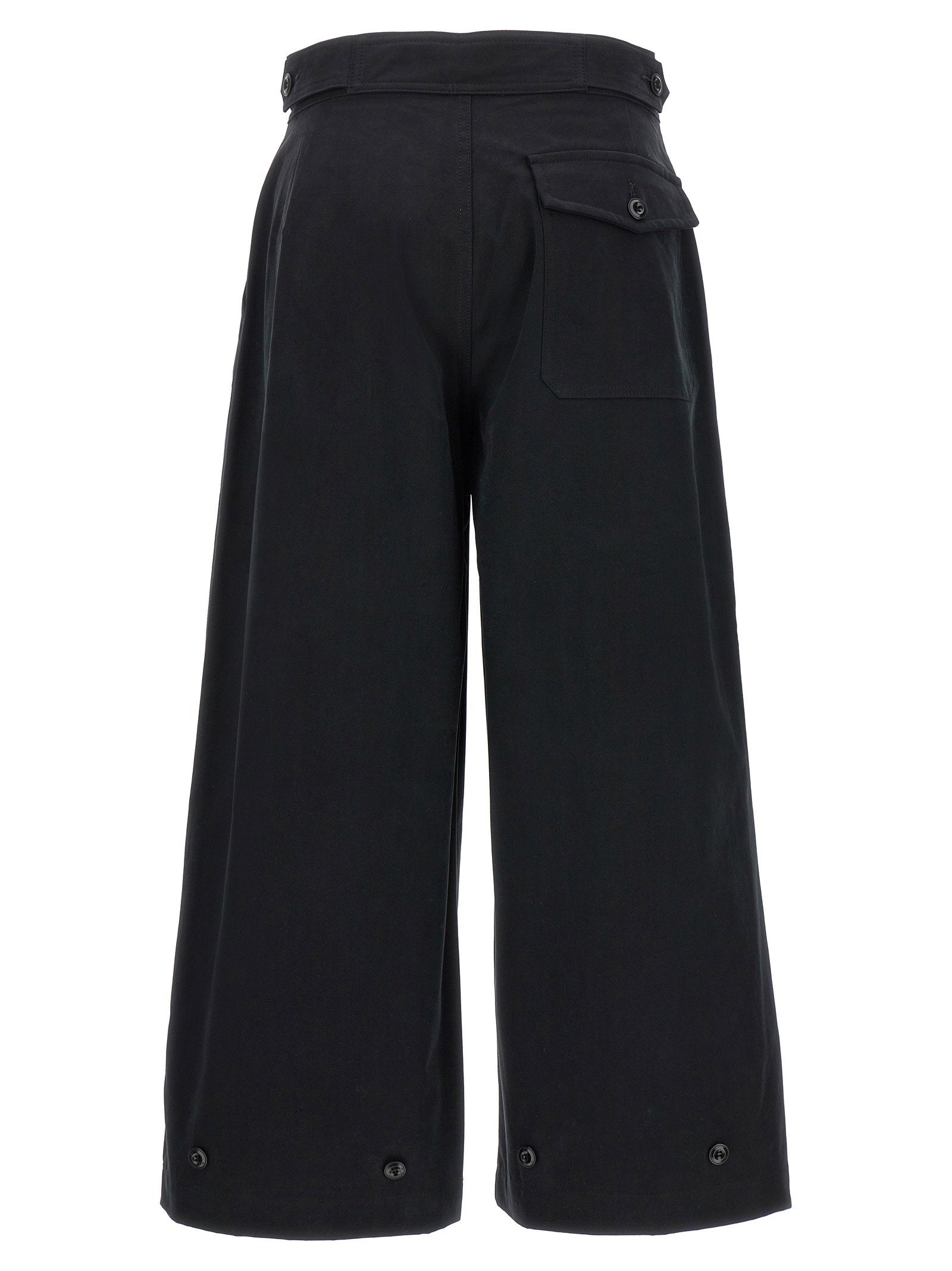Cellar Door Paola Cargo Pants — Black, view 2