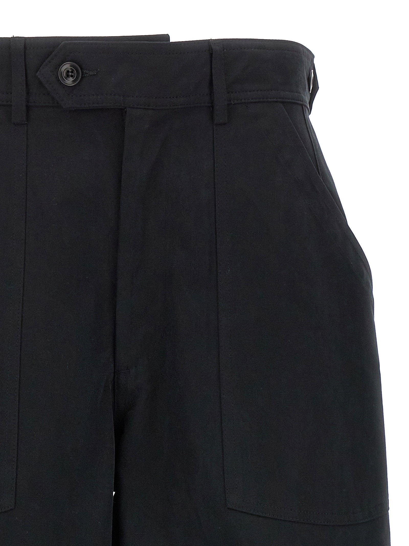 Cellar Door Paola Cargo Pants — Black, view 3