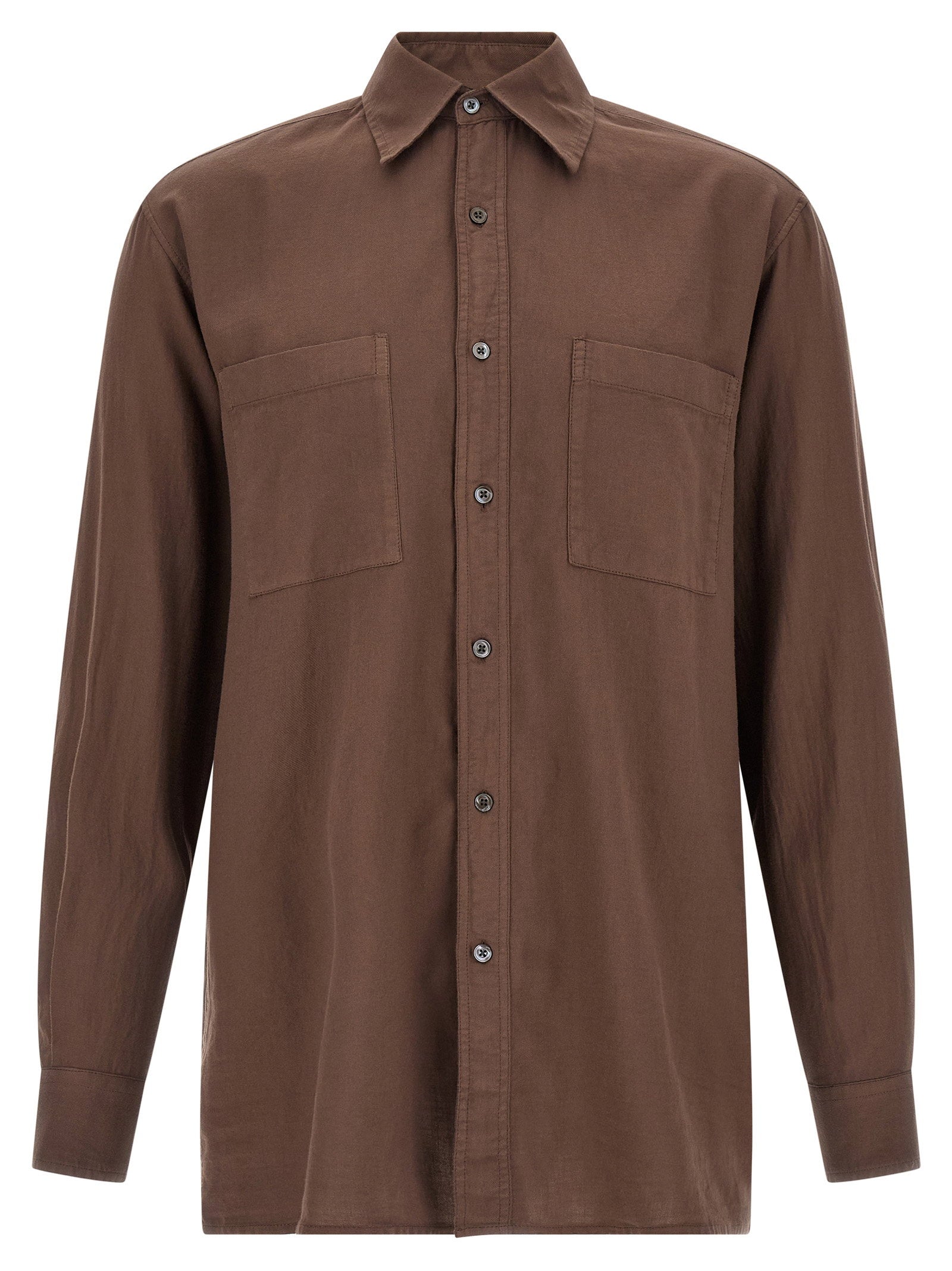 Cellar Door Paul Shirt — Brown by Cellar Door