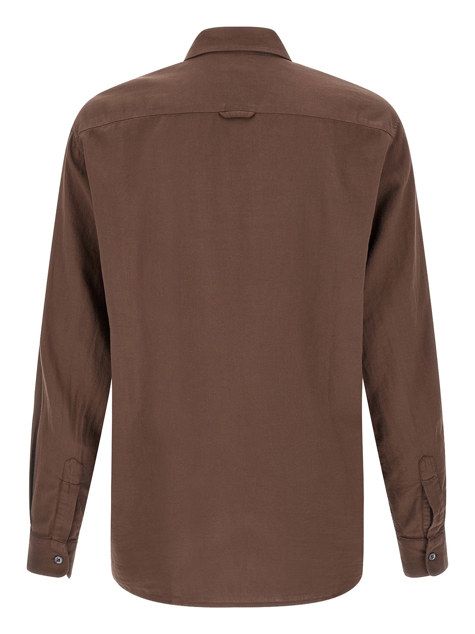 Cellar Door Paul Shirt — Brown, view 2