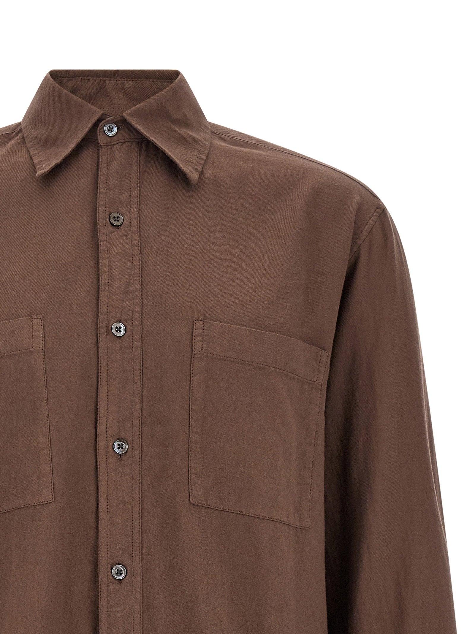 Cellar Door Paul Shirt — Brown, view 3