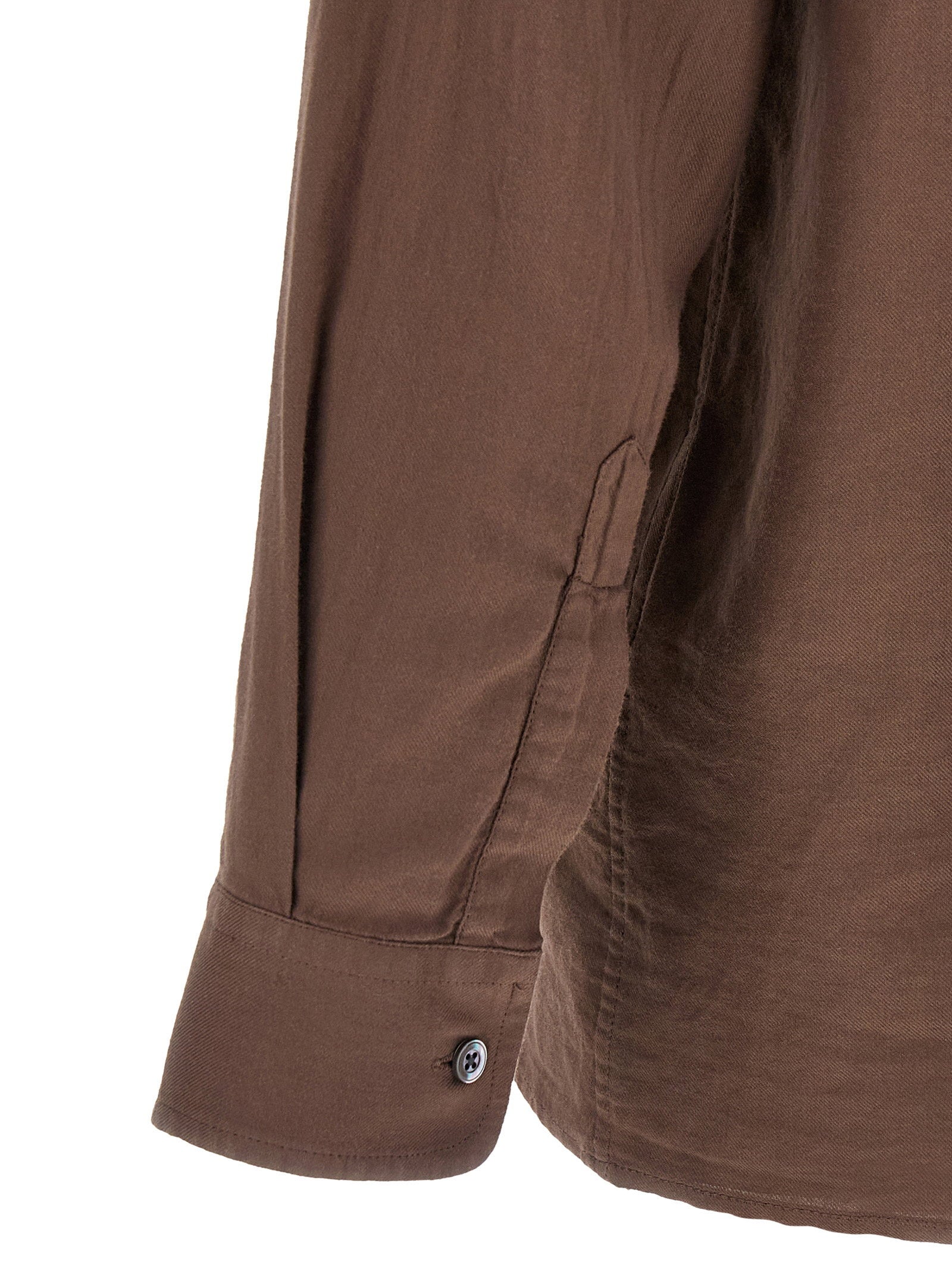 Cellar Door Paul Shirt — Brown, view 4