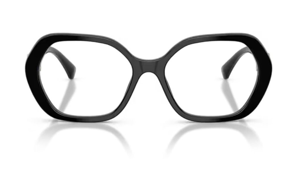 Chanel Eyewear CH3496 Square Acetate Frame Eyeglasses — Black by Chanel Eyewear