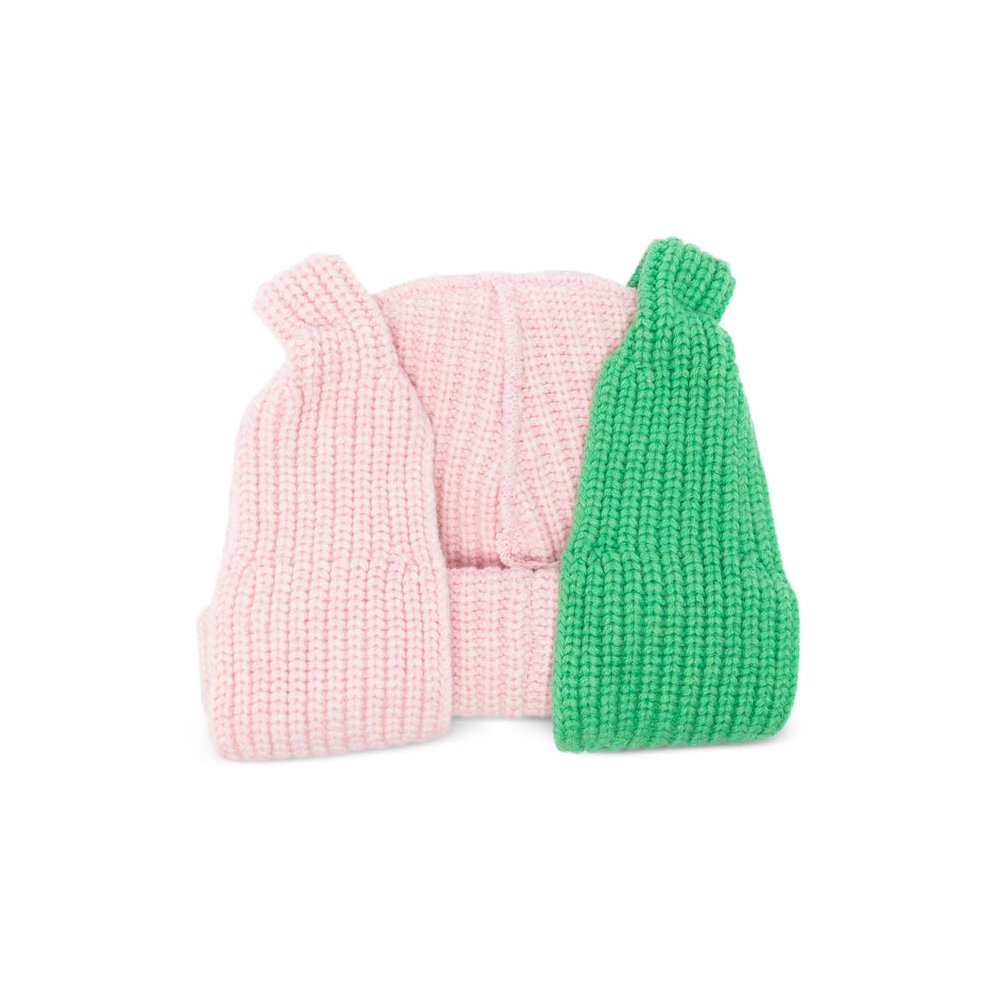Charles Jeffrey Loverboy 062130205 Ribbed Knit Beanie — Pink, view 2