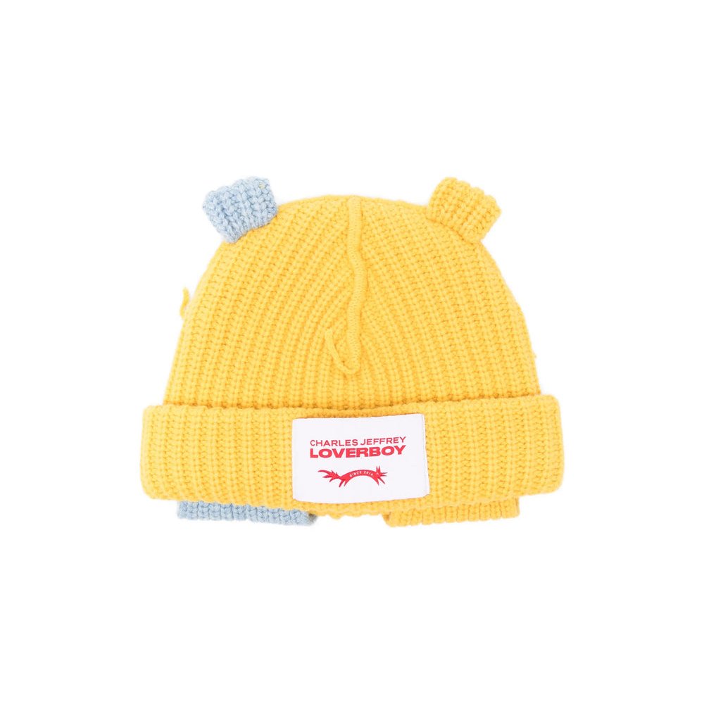 Charles Jeffrey Loverboy 062130206 Beanie — Yellow by Charles Jeffrey Loverboy