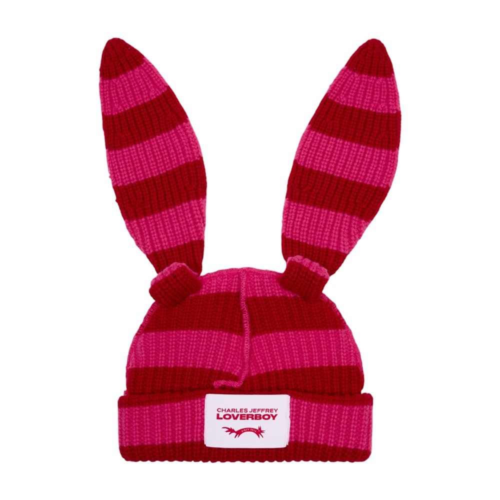 Charles Jeffrey Loverboy 062130209-RED Beanie — Pink, view 2