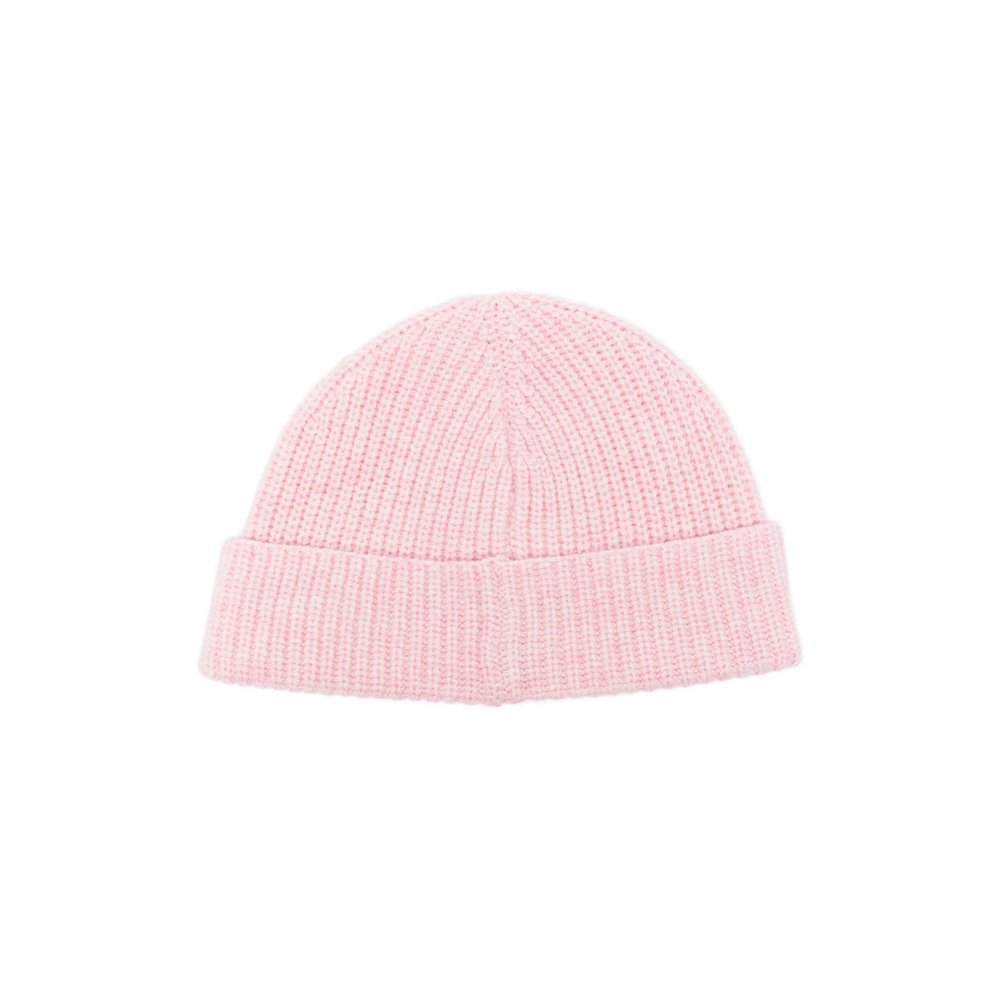 Charles Jeffrey Loverboy 062130304 Ribbed Knit Lambswool Beanie — Pink, view 2