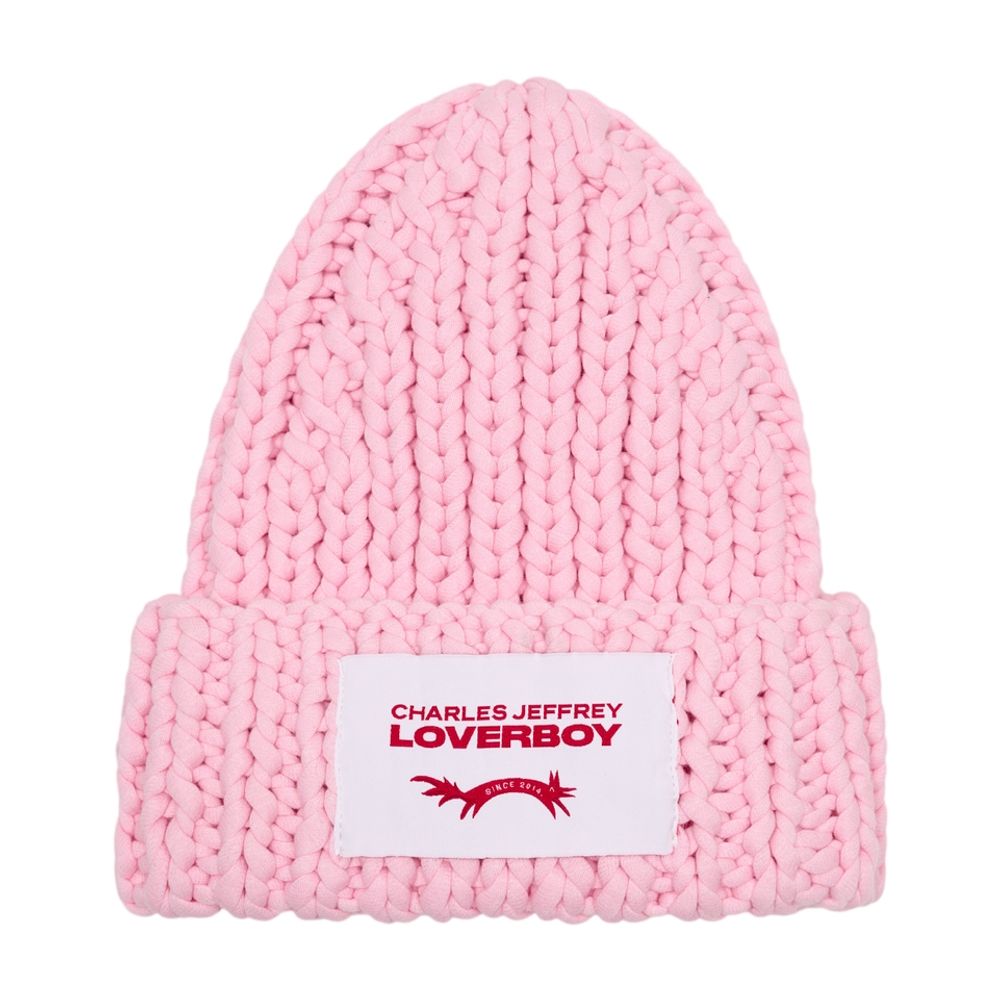 Charles Jeffrey Loverboy 062130405-PNK Beanie — Pink, view 2