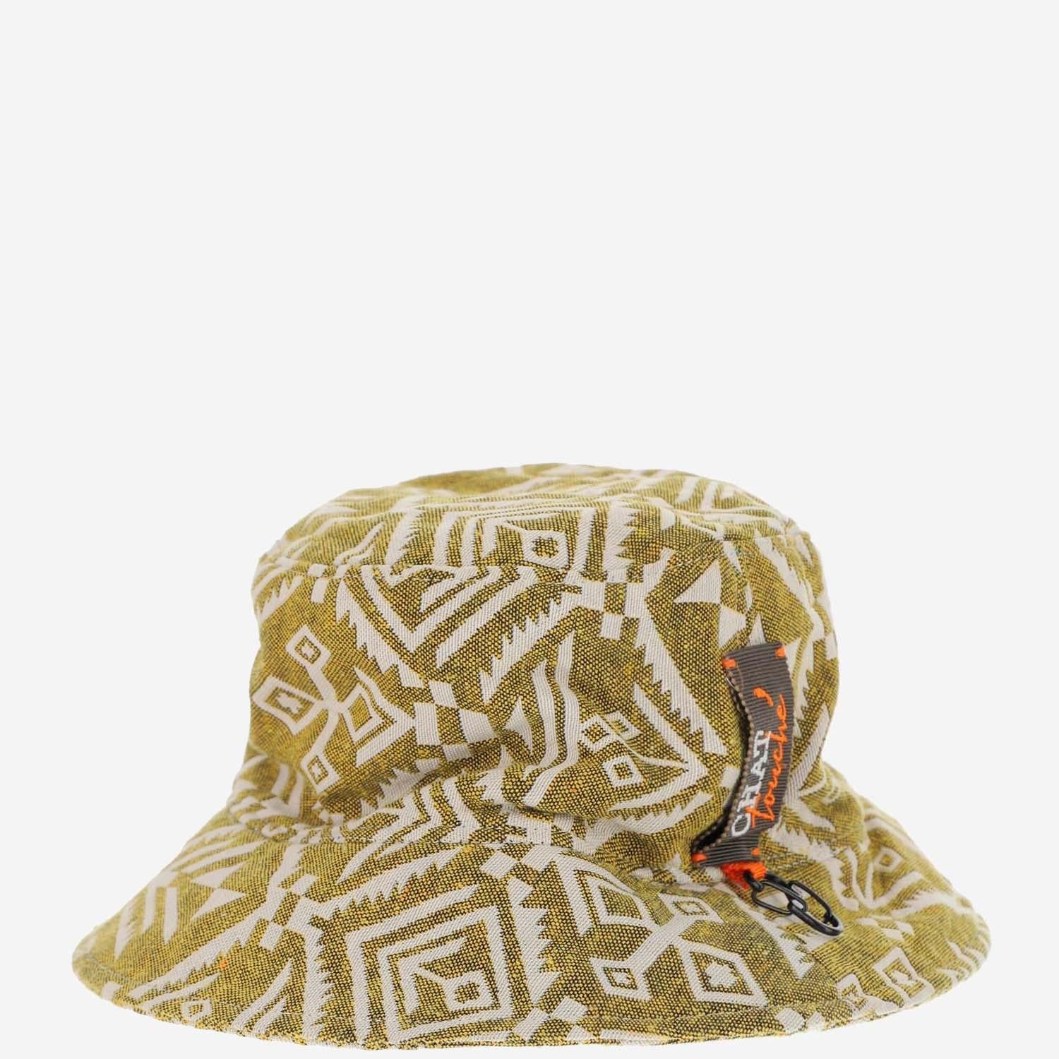 Chat Touché CAIRO Bucket Hat — Yellow, view 3