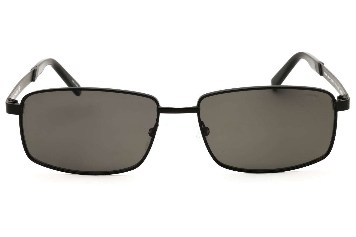 Chesterfield CH09S Polarized Rectangular Sunglasses — Black, view 2