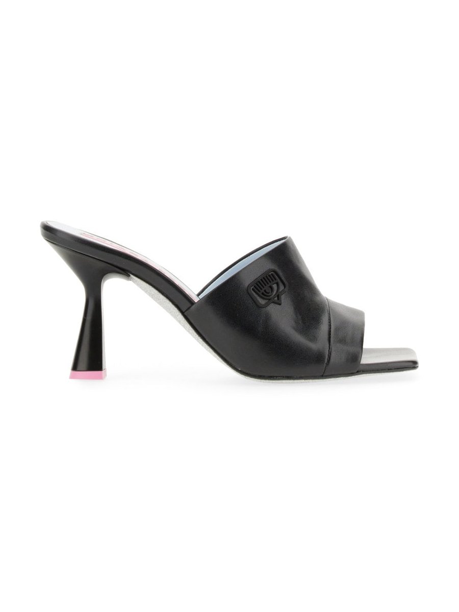 Chiara Ferragni Eyelike Sandal — Black by Chiara Ferragni
