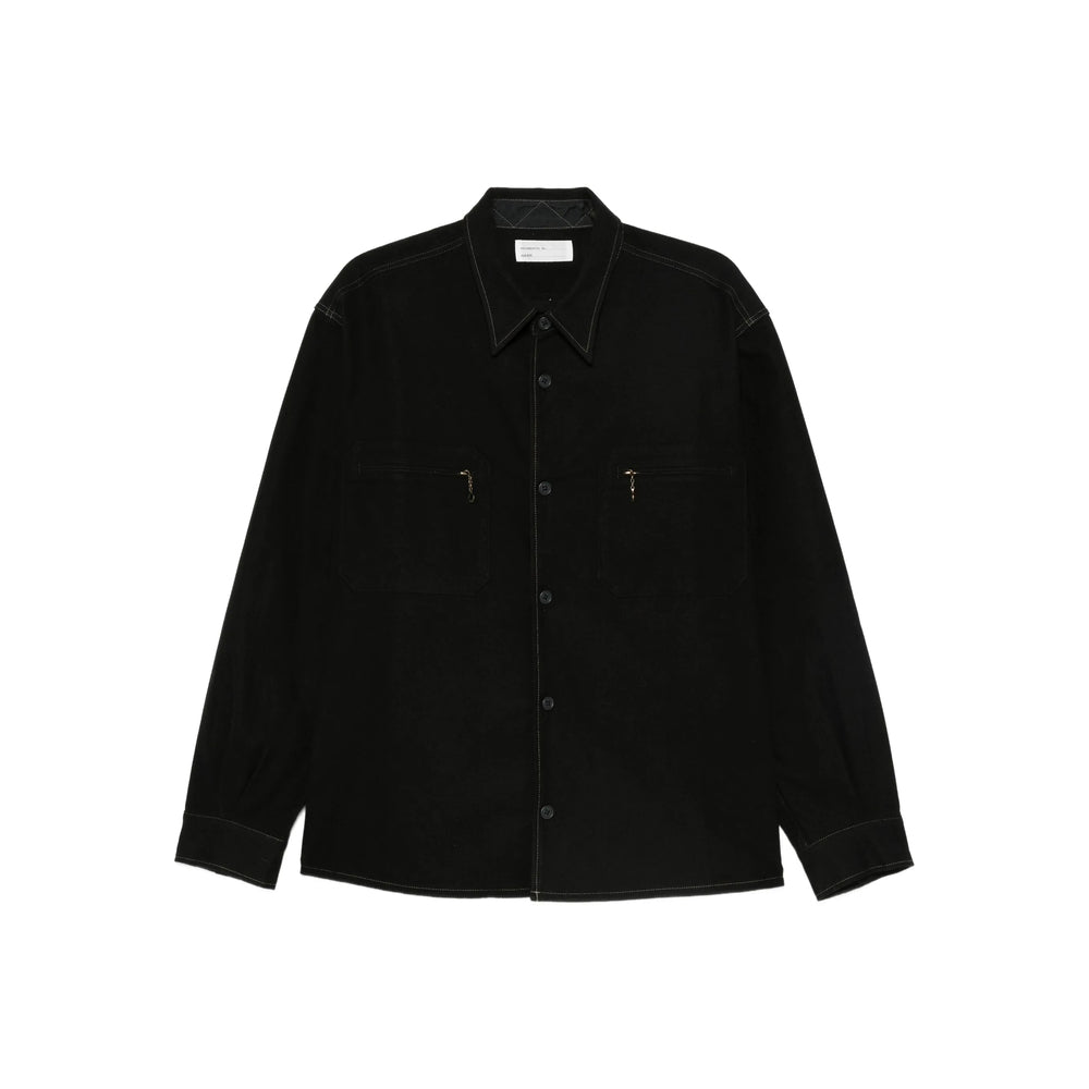Chimala Point Collar Shirt — Black by Chimala