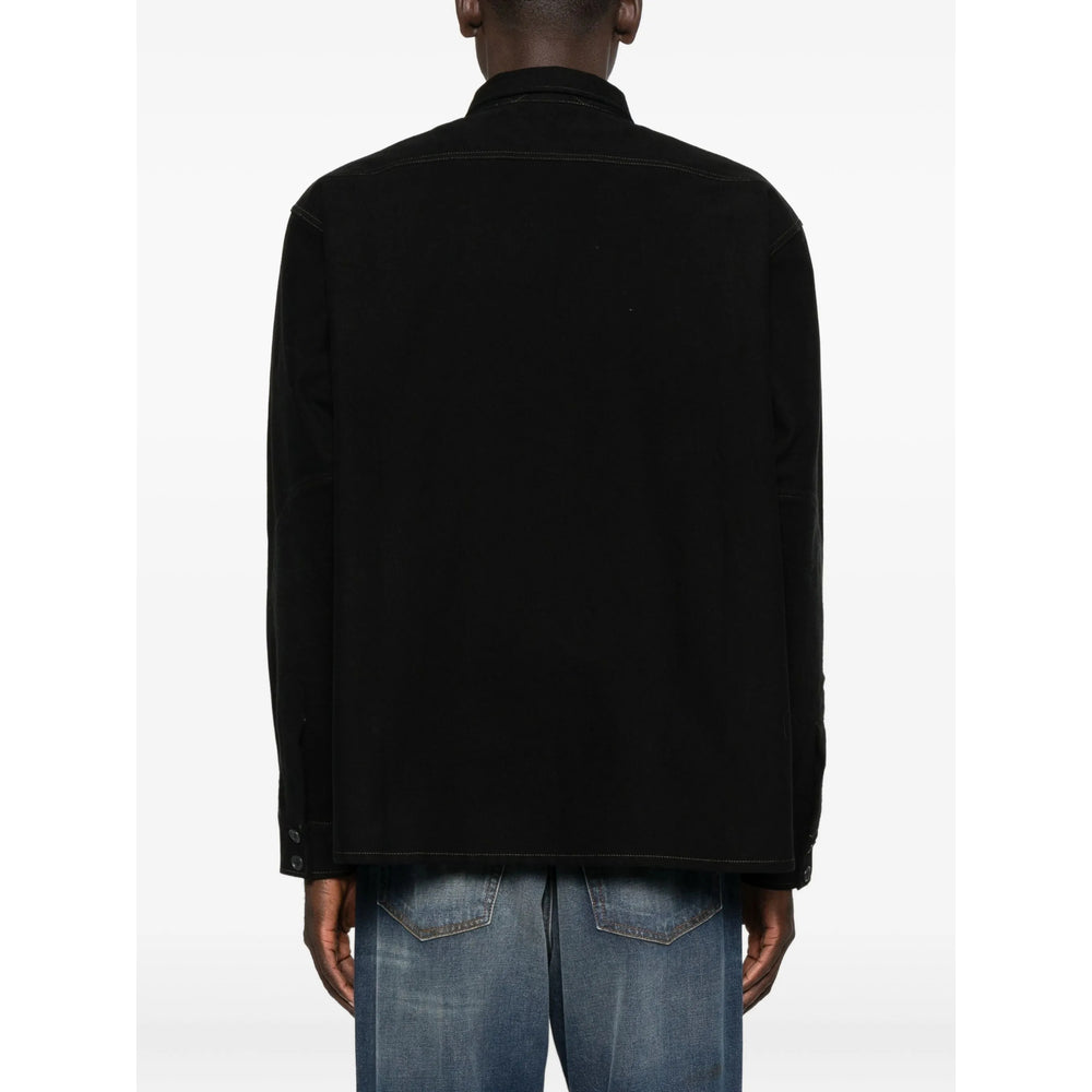 Chimala Point Collar Shirt — Black, view 2