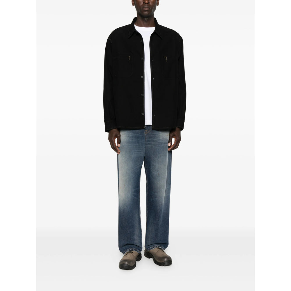 Chimala Point Collar Shirt — Black, view 3
