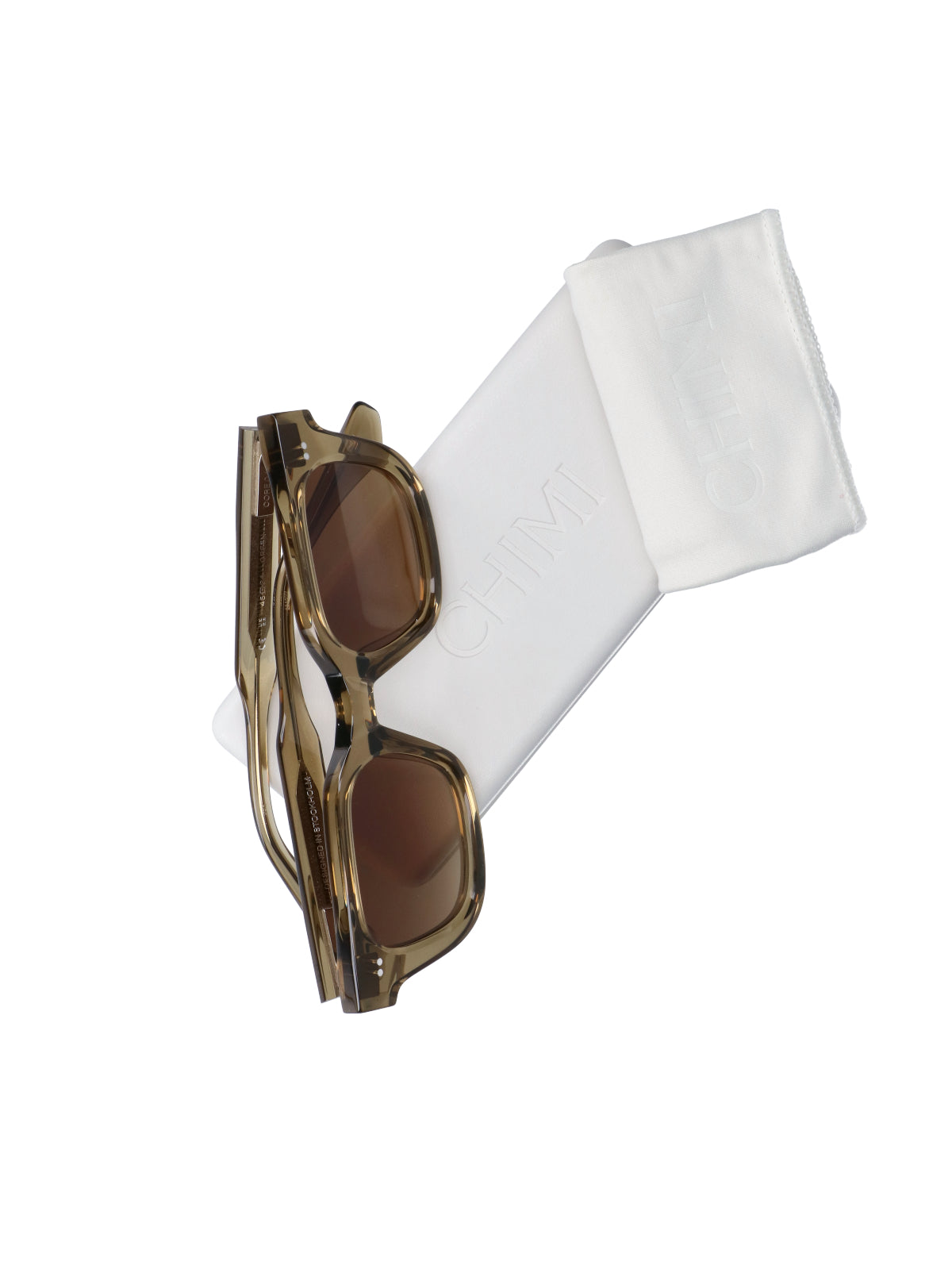 Chimi CHIMI04 Acetate Square Sunglasses — Green, view 3