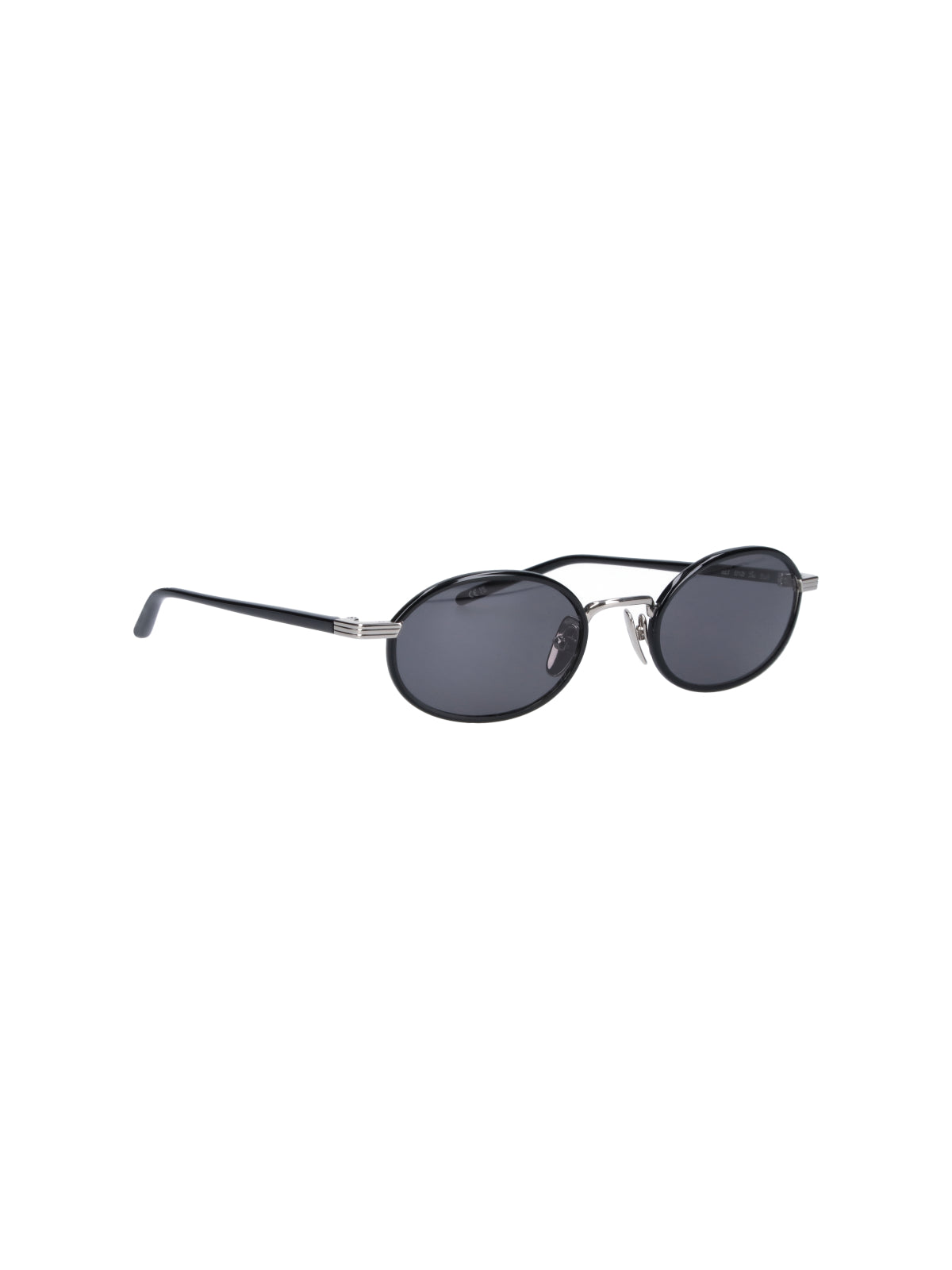 Chimi CHIMI137 Acetate Oval Sunglasses — Black, view 2
