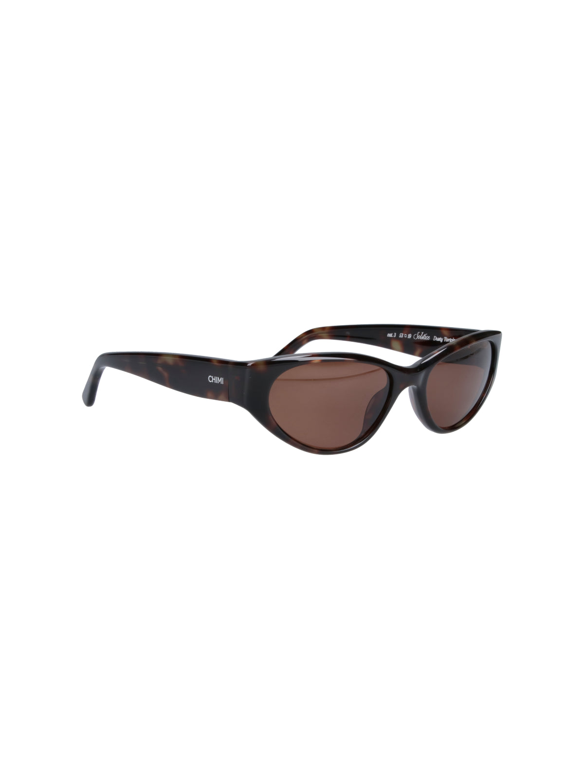 Chimi CHIMI147 Acetate Cat-eye Sunglasses — Brown, view 2